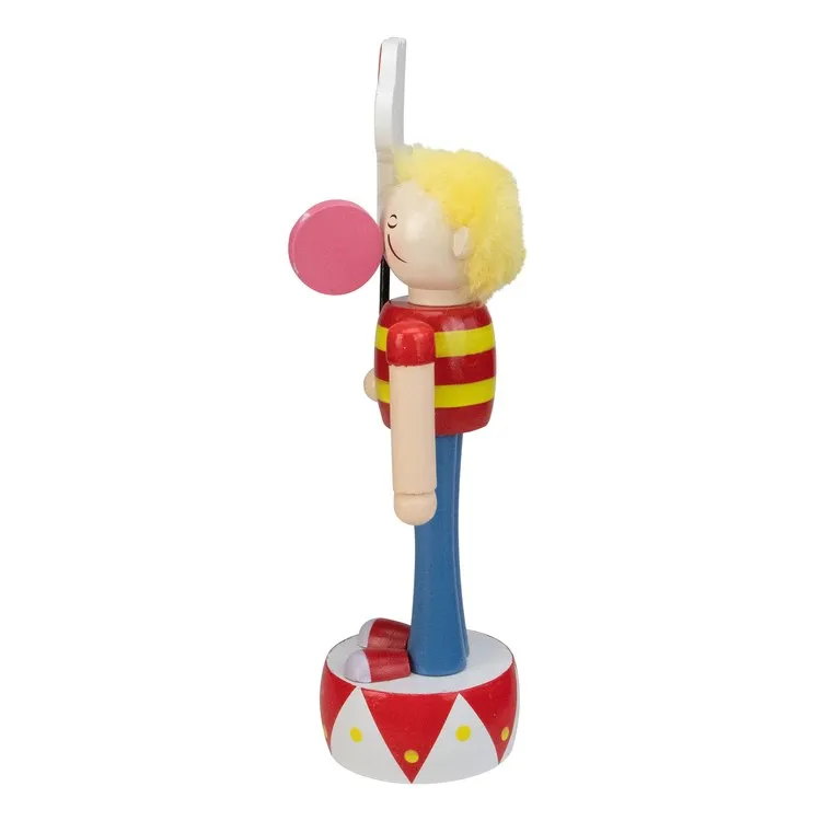 11" Red and Yellow Charms Blow Pop Boy Tabletop Christmas Figurine