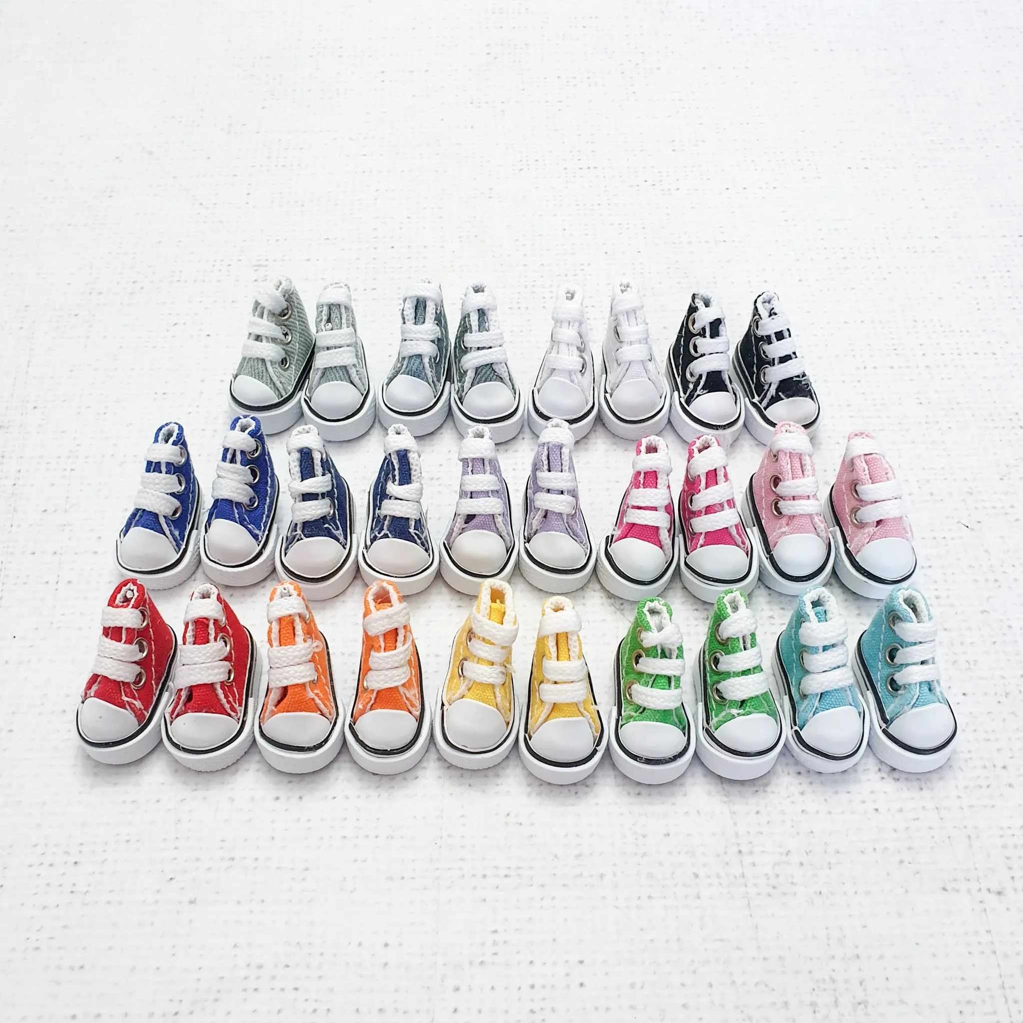 3.5cm Canvas Sneaker Doll Shoes