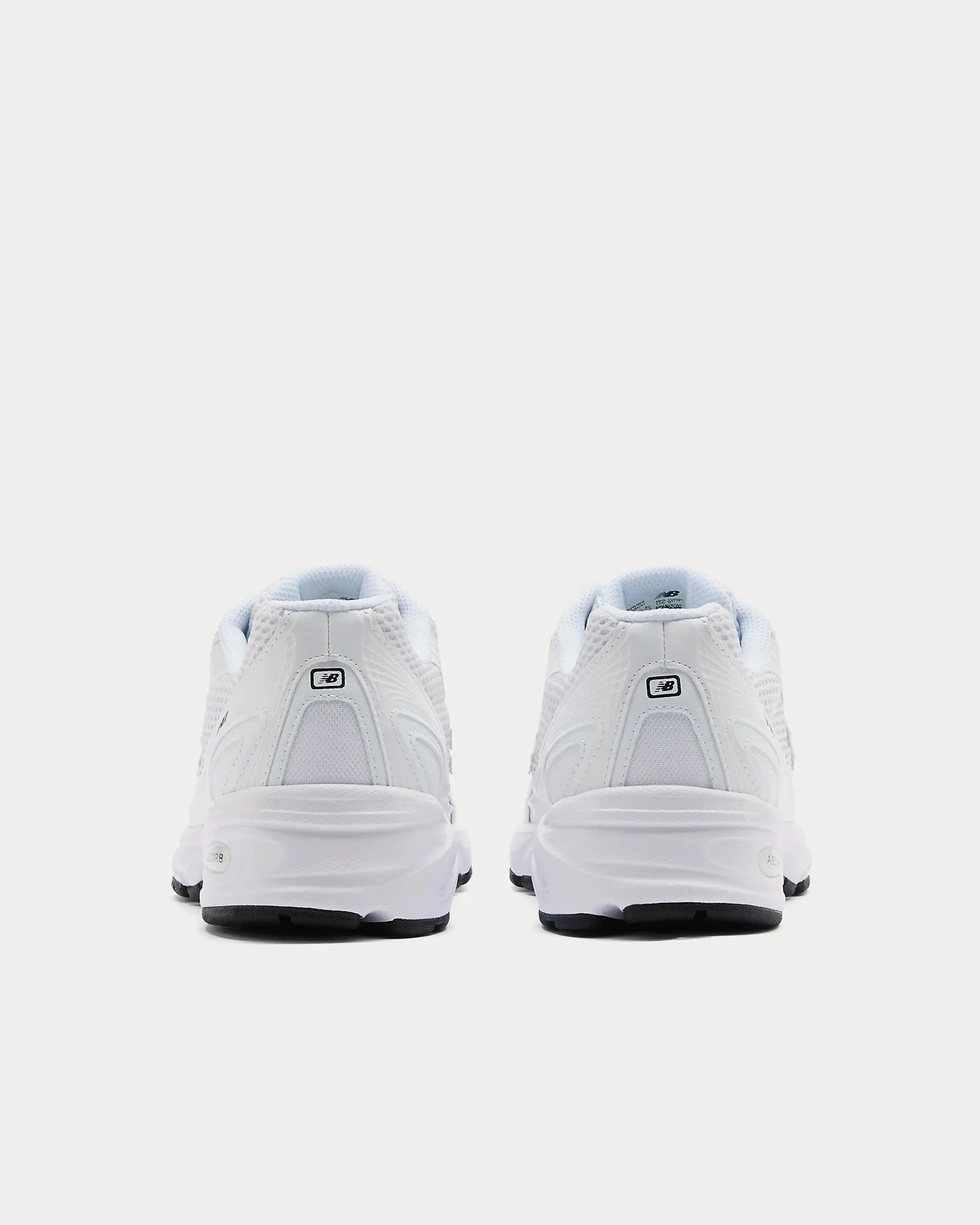 740 NB White / Black Low Top Sneakers