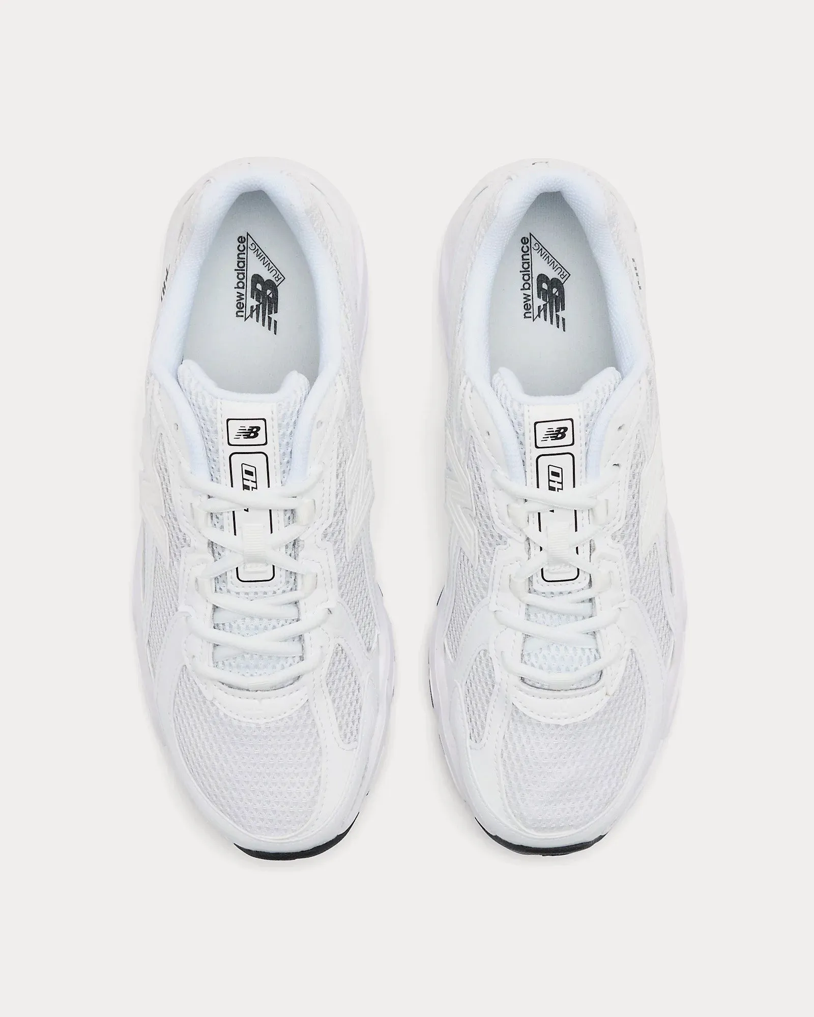 740 NB White / Black Low Top Sneakers