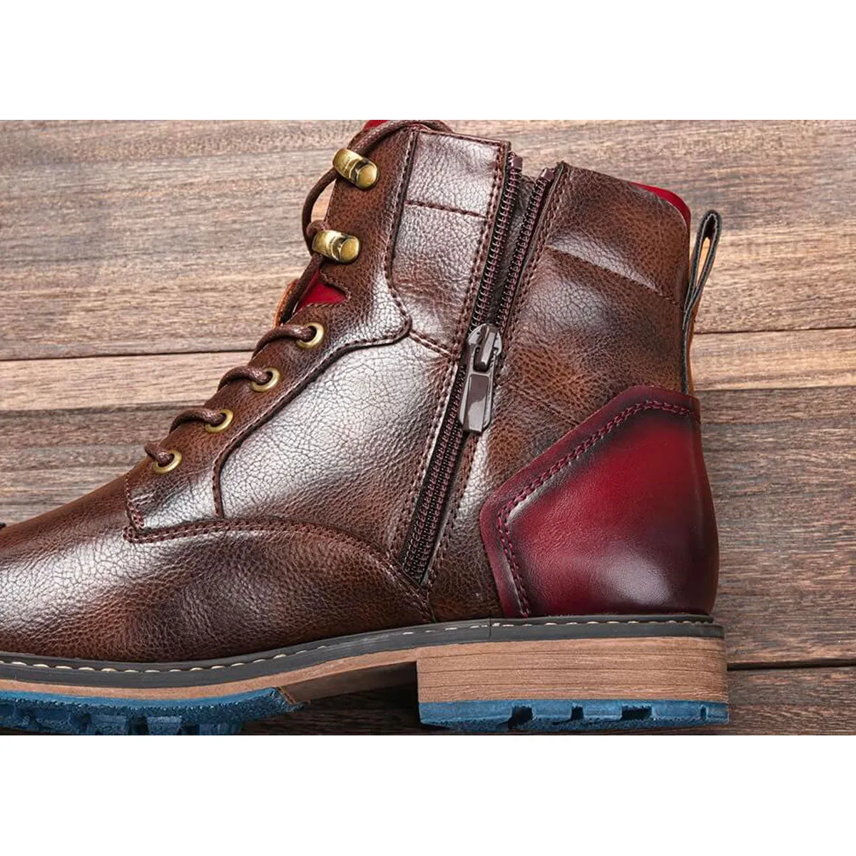Aaron™ | Handcrafted premium leather Oxford boots
