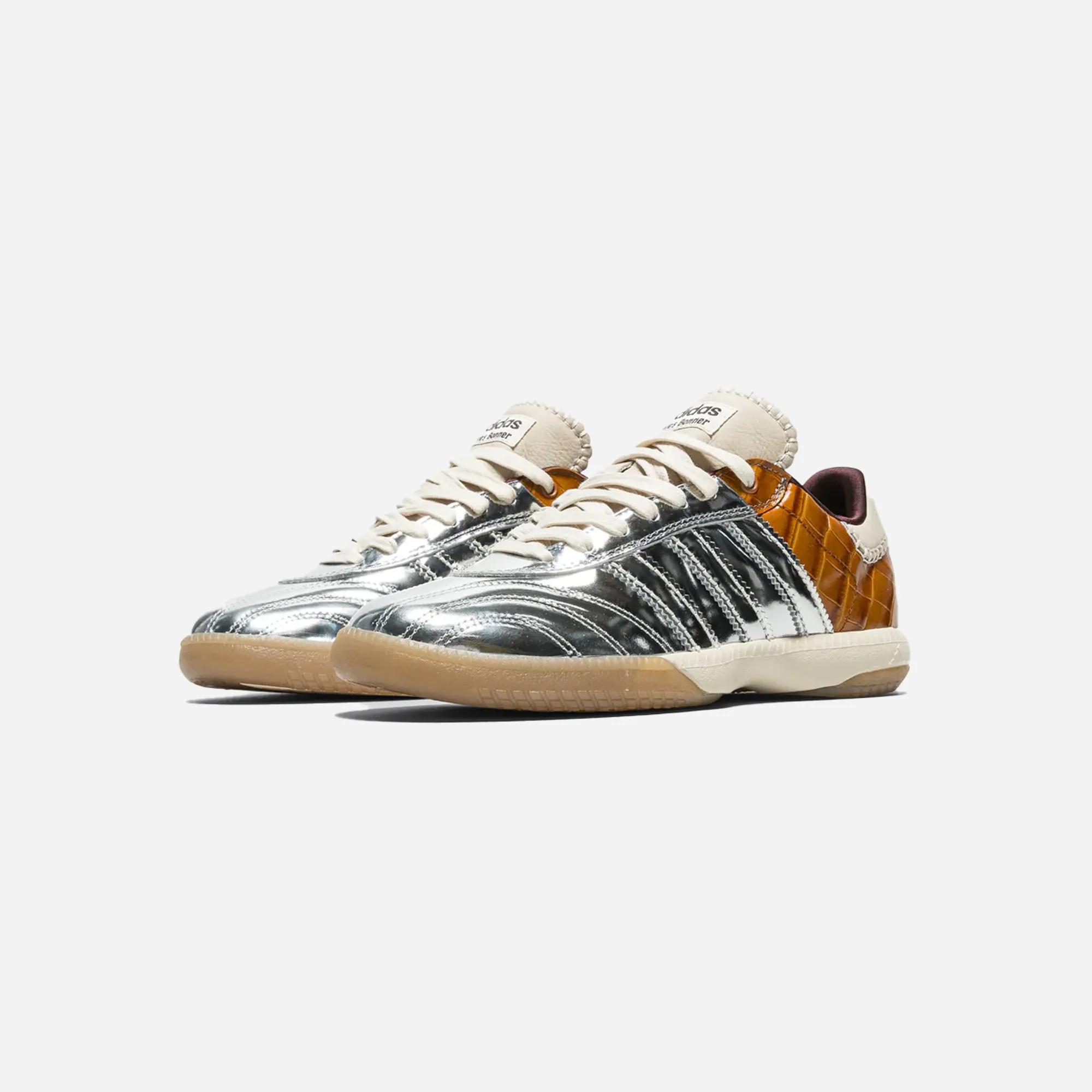 Adidas Wales Bonner x Samba Millennium 'Silver Metallic Easy Yellow'