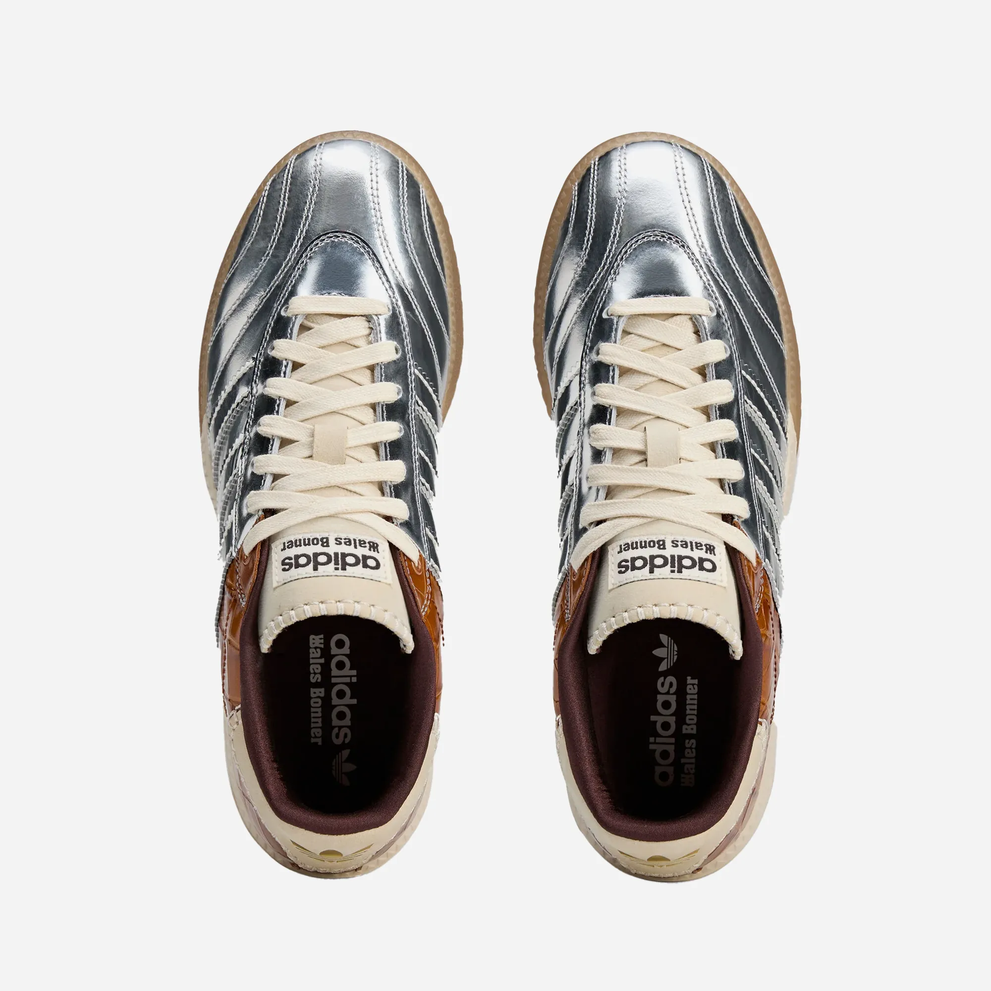 Adidas Wales Bonner x Samba Millennium 'Silver Metallic Easy Yellow'