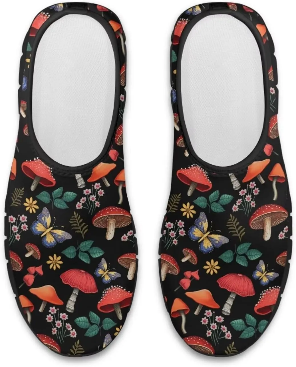 Aesthetic Plant Botanical Loafer Womens Slip On Shoes Non Slip Breathable Tennis Shoes Travel Work Shoes