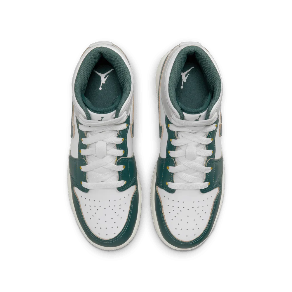 Air Jordan 1 Mid SE GS 'Oxidized Green'