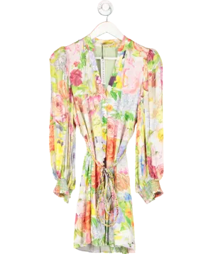Alice   Olivia Multicoloured Antonette Long Sleeve Mini Dress UK XS/S