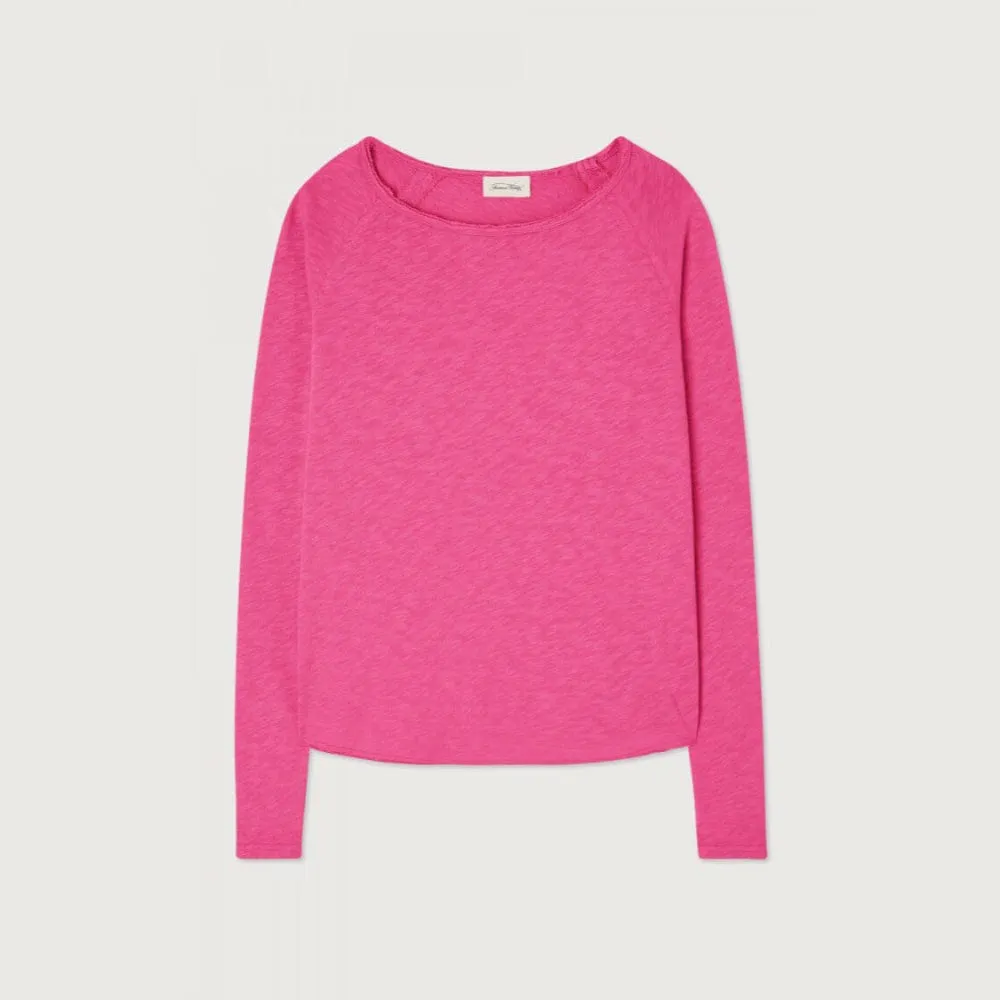 American Vintage Women's T-Shirt Sonoma in Pink