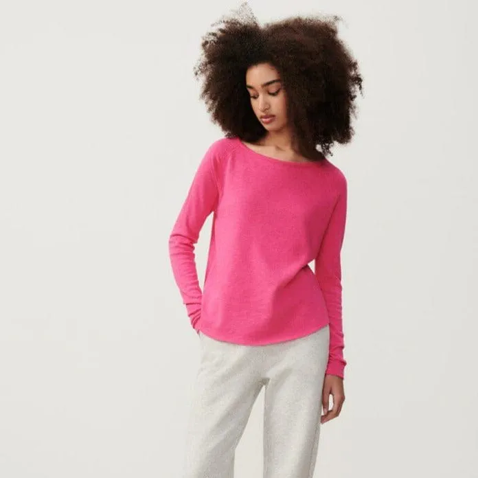 American Vintage Women's T-Shirt Sonoma in Pink