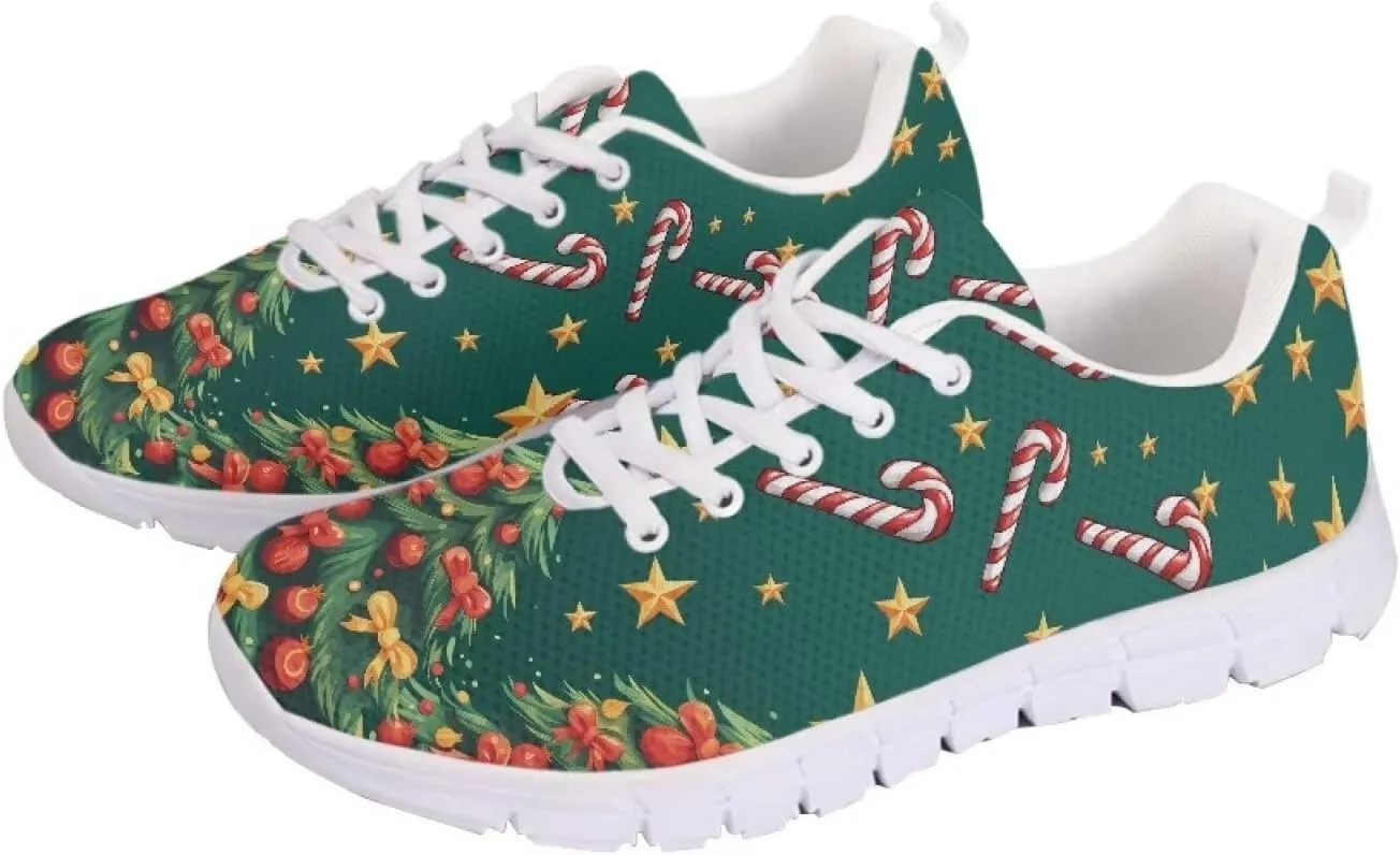 AmzPrint Women Men Walking Running Shoes White Sole Athletic Shoes for Women Men Fashion Casual Sneakers Size 5.5-13.5 Us