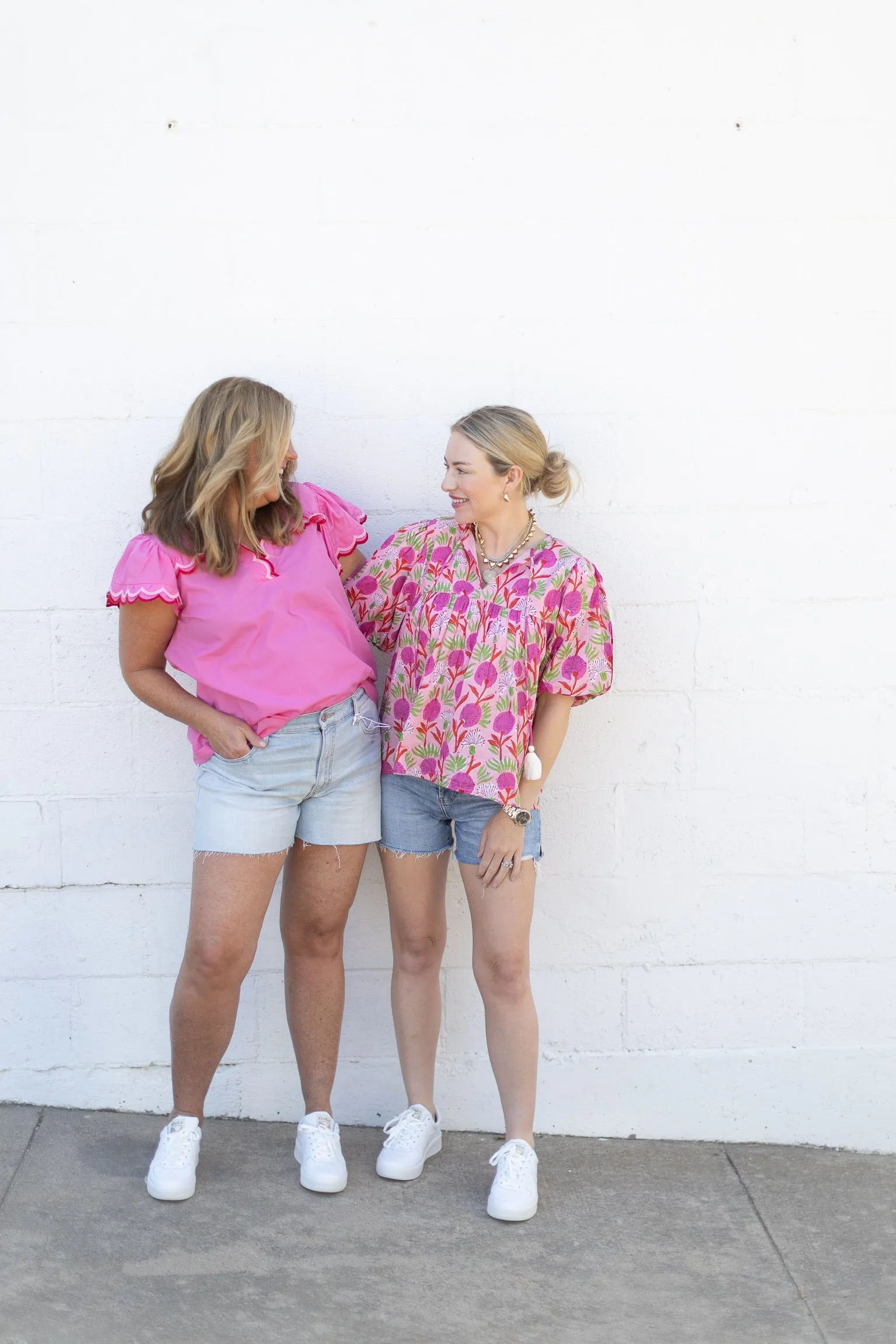 April Scallop Top