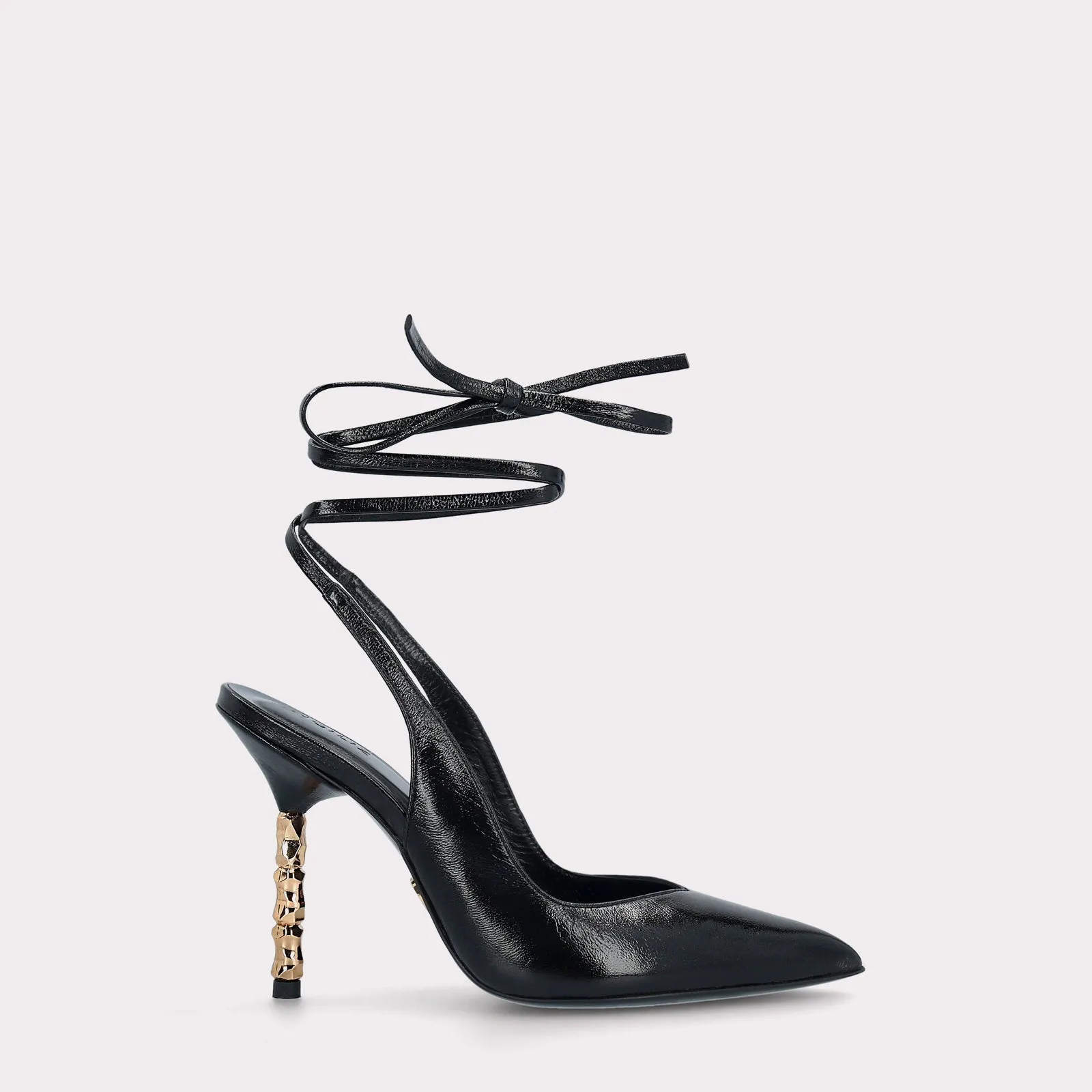 ASTRID 40 BLACK LEATHER PUMPS