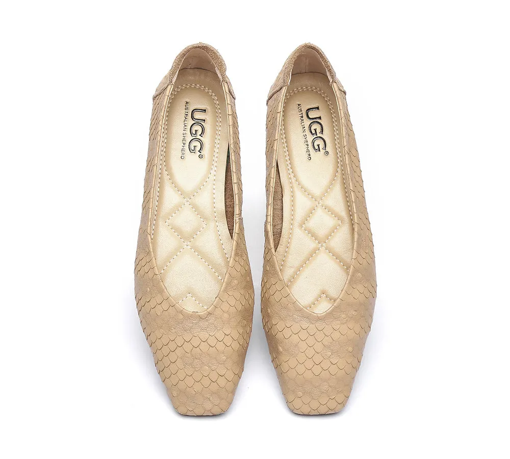 AUSTRALIAN SHEPHERD® Womens Serena Leather Flats