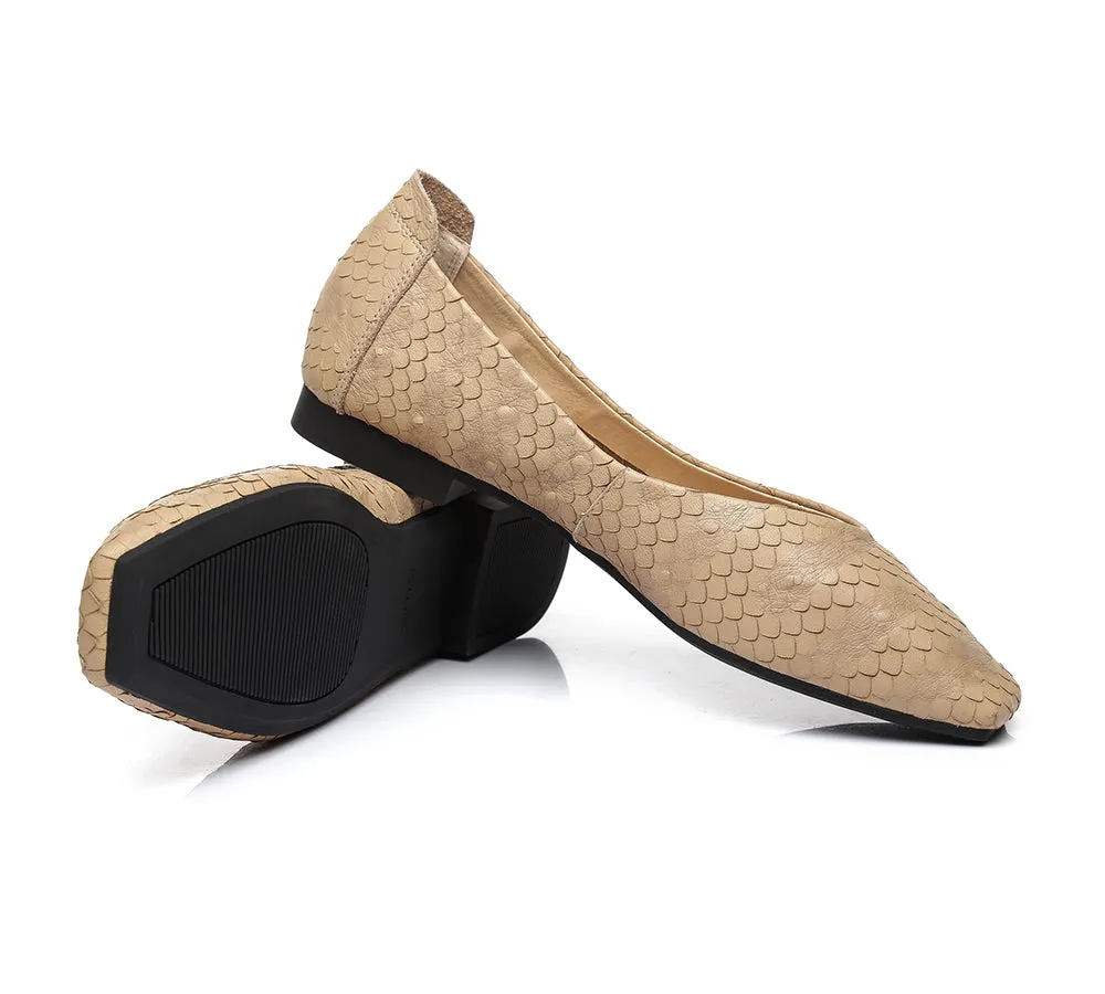 AUSTRALIAN SHEPHERD® Womens Serena Leather Flats
