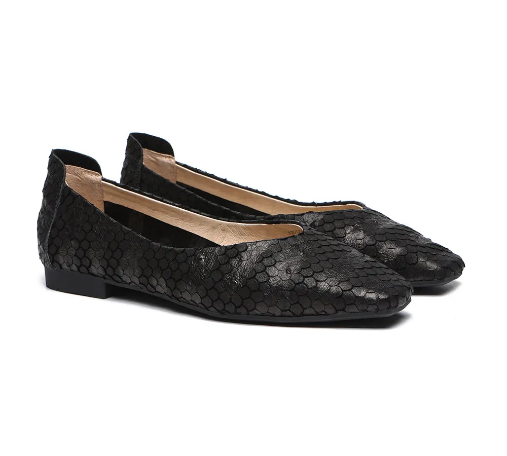 AUSTRALIAN SHEPHERD® Womens Serena Leather Flats