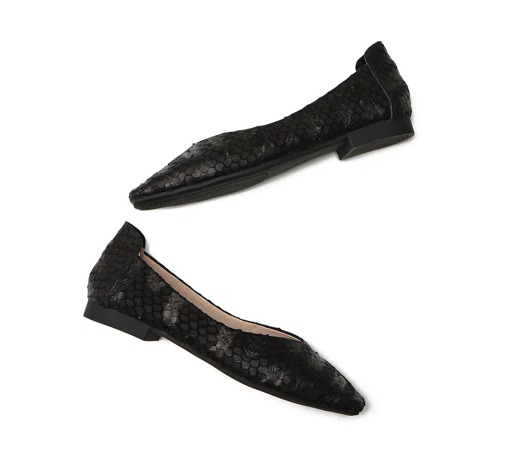 AUSTRALIAN SHEPHERD® Womens Serena Leather Flats