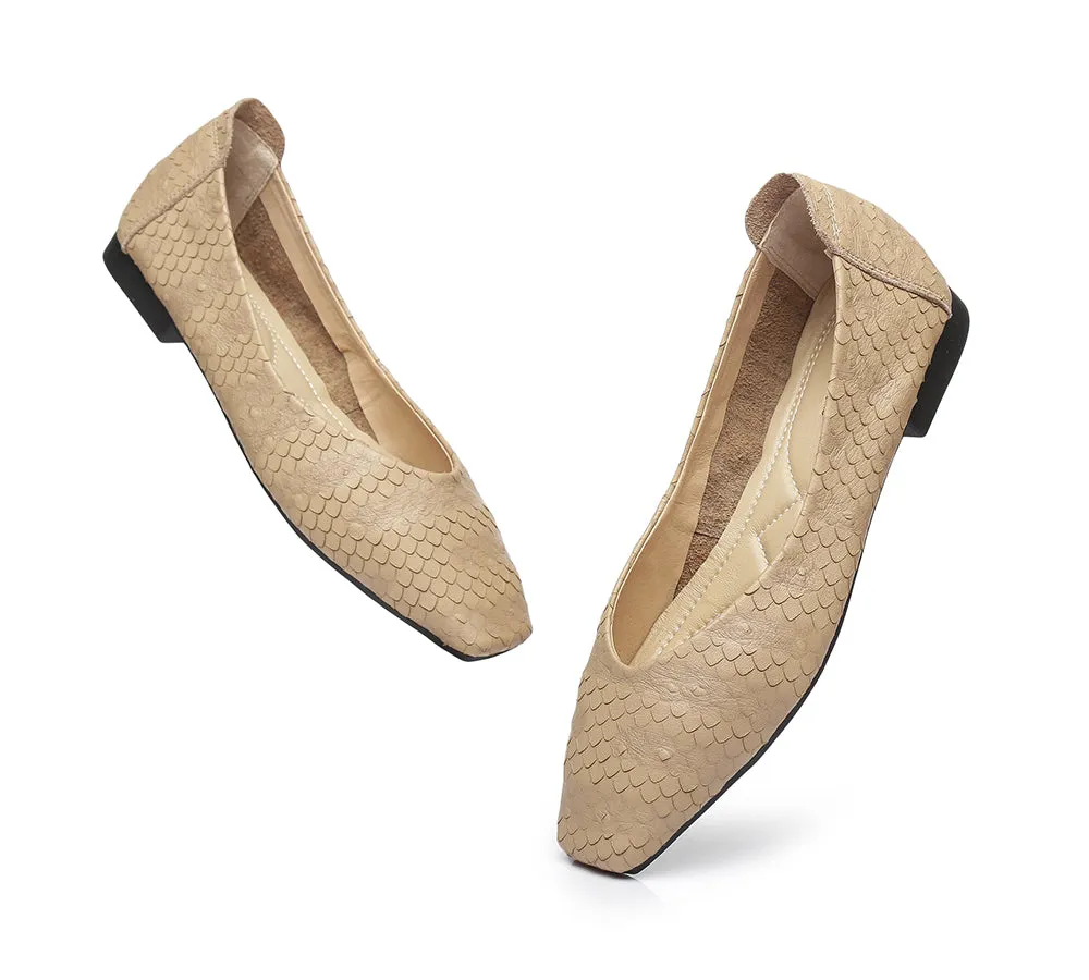 AUSTRALIAN SHEPHERD® Womens Serena Leather Flats
