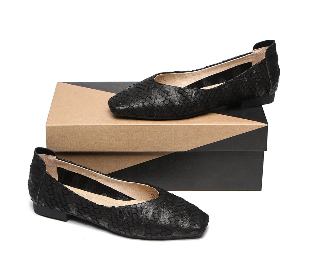 AUSTRALIAN SHEPHERD® Womens Serena Leather Flats