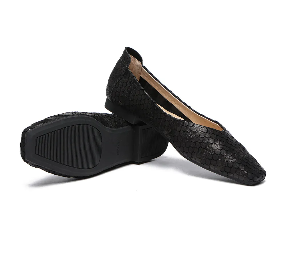 AUSTRALIAN SHEPHERD® Womens Serena Leather Flats