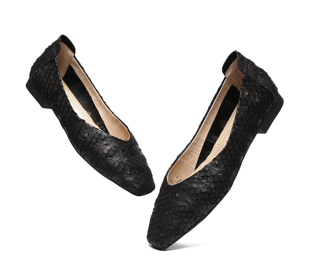 AUSTRALIAN SHEPHERD® Womens Serena Leather Flats