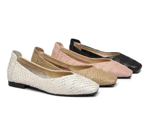 AUSTRALIAN SHEPHERD® Womens Serena Leather Flats