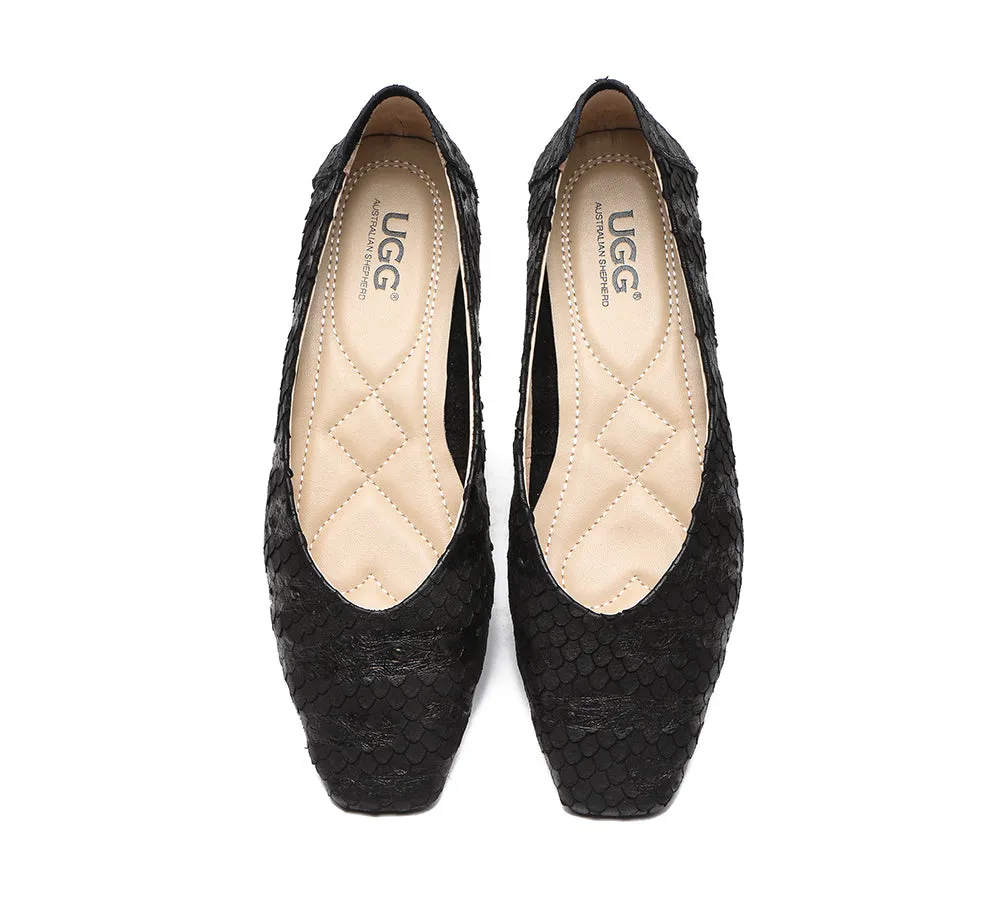 AUSTRALIAN SHEPHERD® Womens Serena Leather Flats