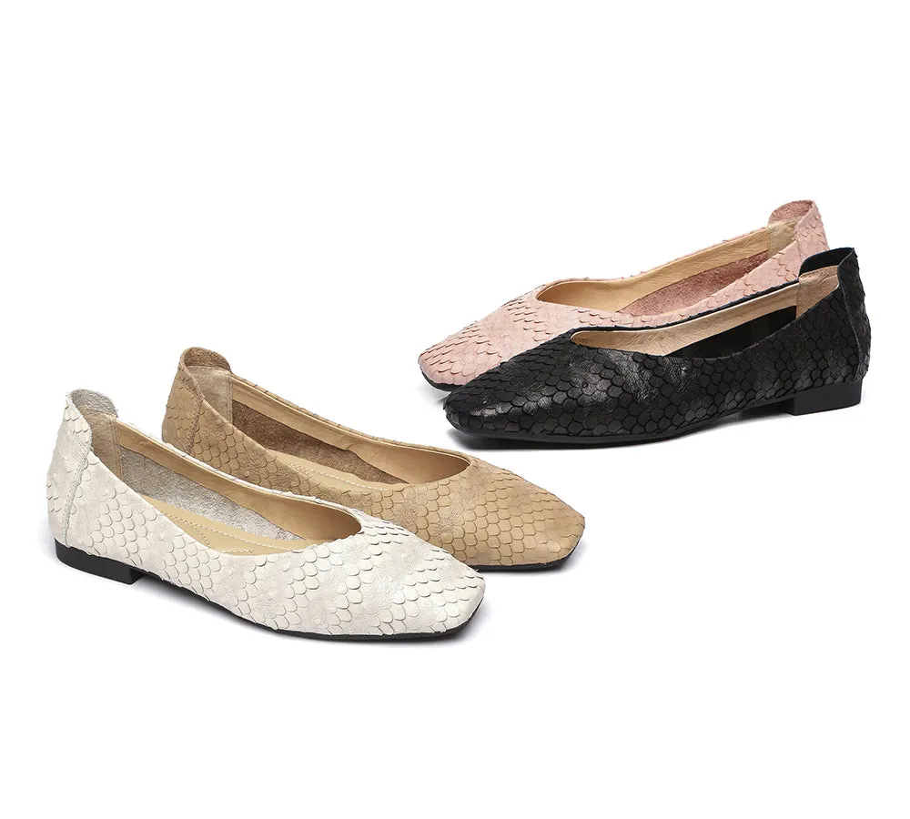 AUSTRALIAN SHEPHERD® Womens Serena Leather Flats