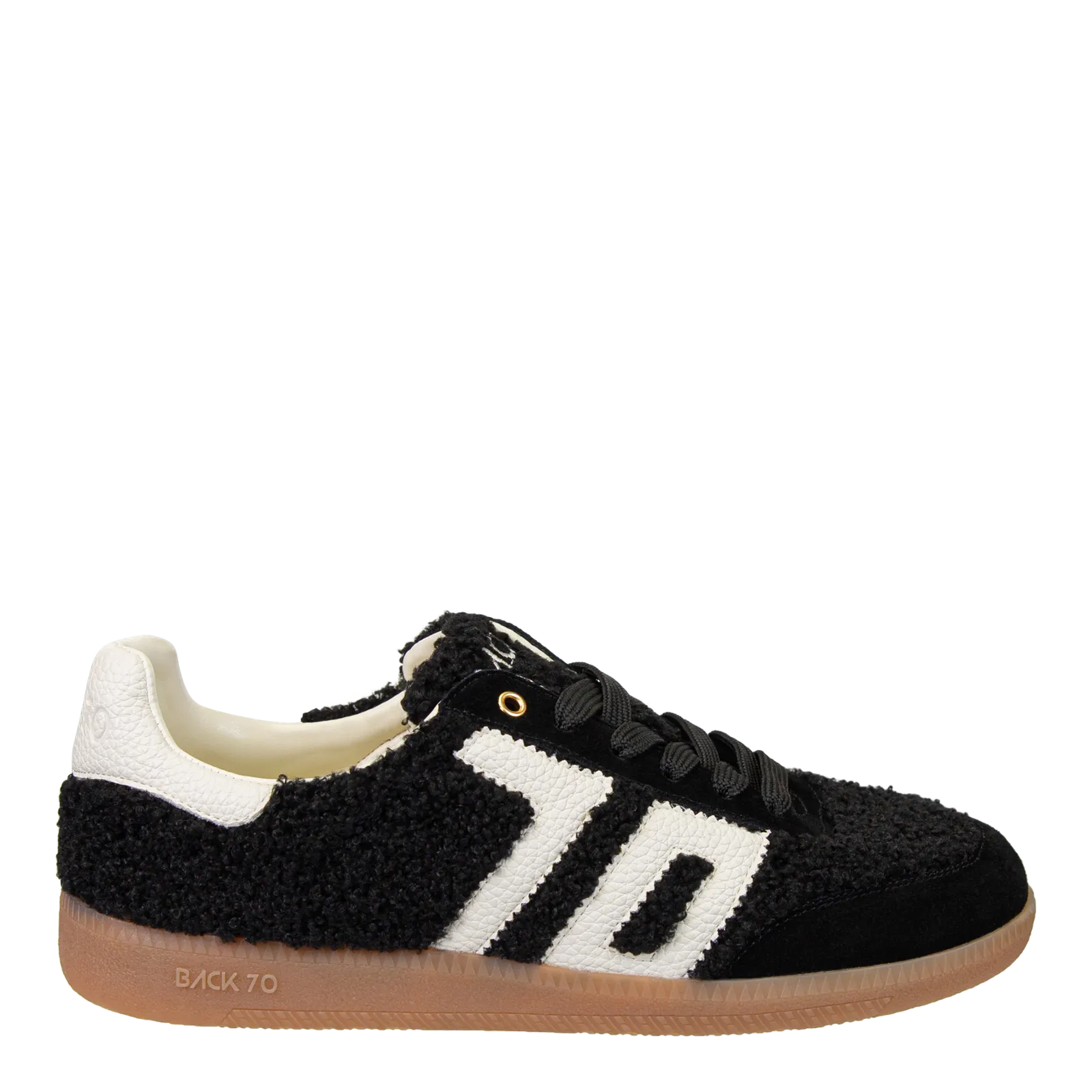 BACK 70 - TEDDY in BLACK WHITE Sneakers
