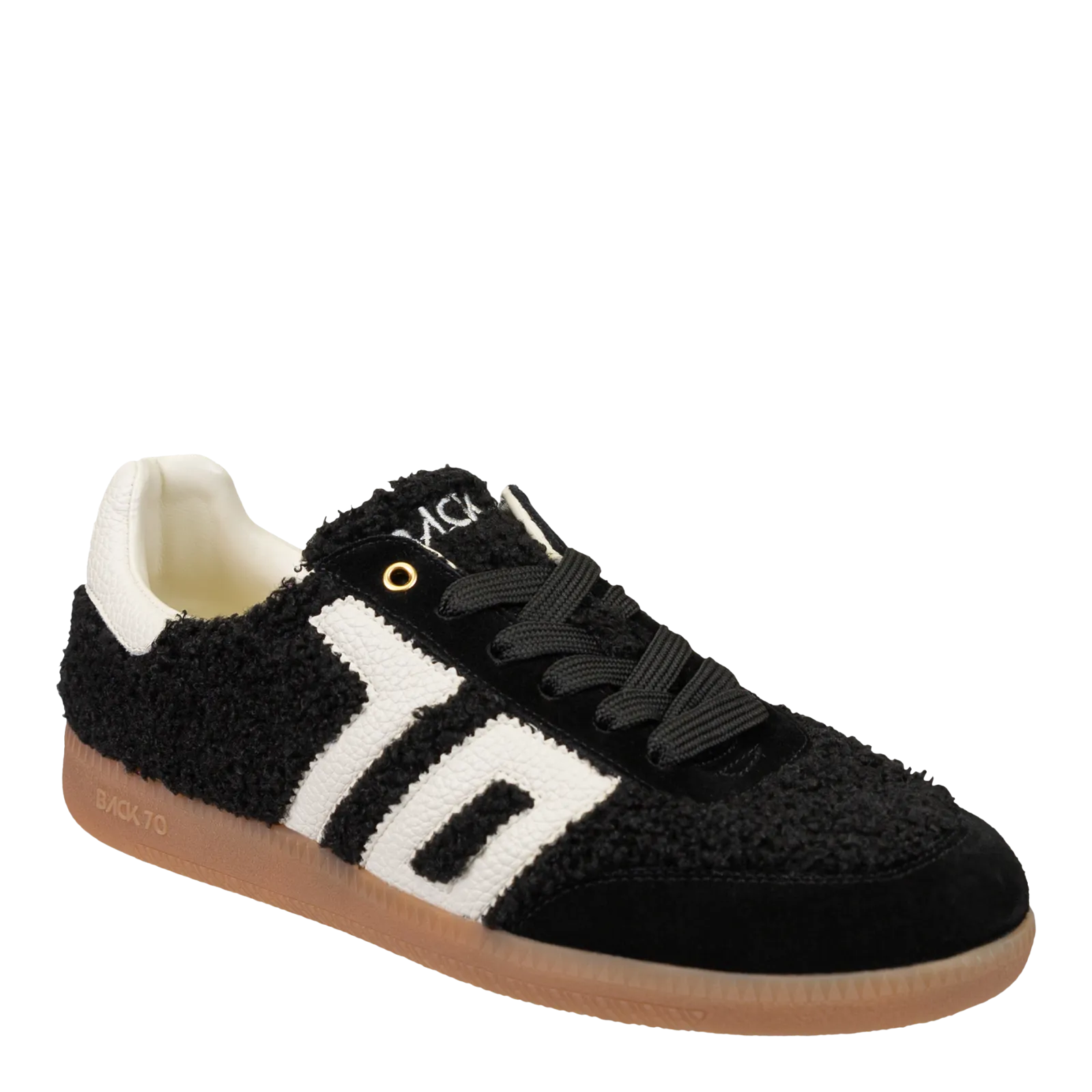 BACK 70 - TEDDY in BLACK WHITE Sneakers