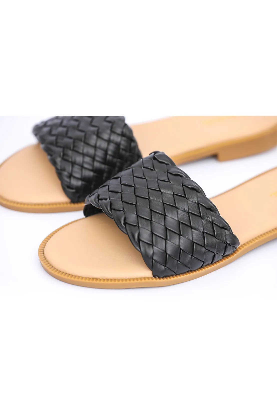Basic Braided Flats - Black