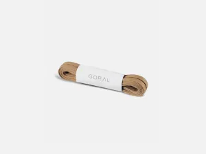 Beige Waxed Cotton Flat Laces - 140cm