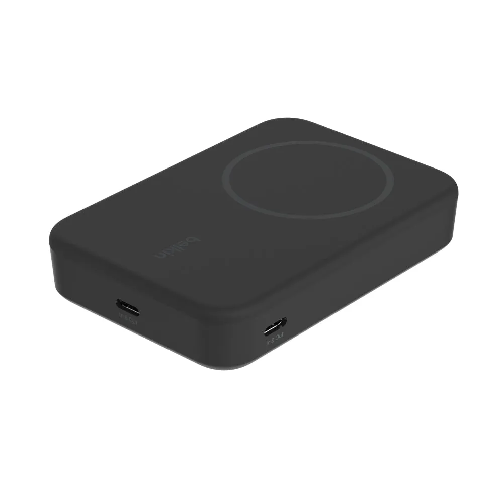 BELKIN Powerbank Qi2 Wireless 10K Kick Stand Black