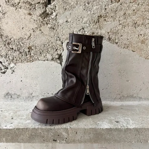 Black Chunky Boots