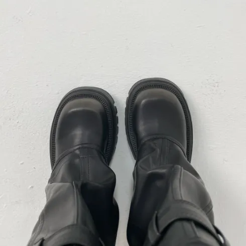 Black Chunky Boots