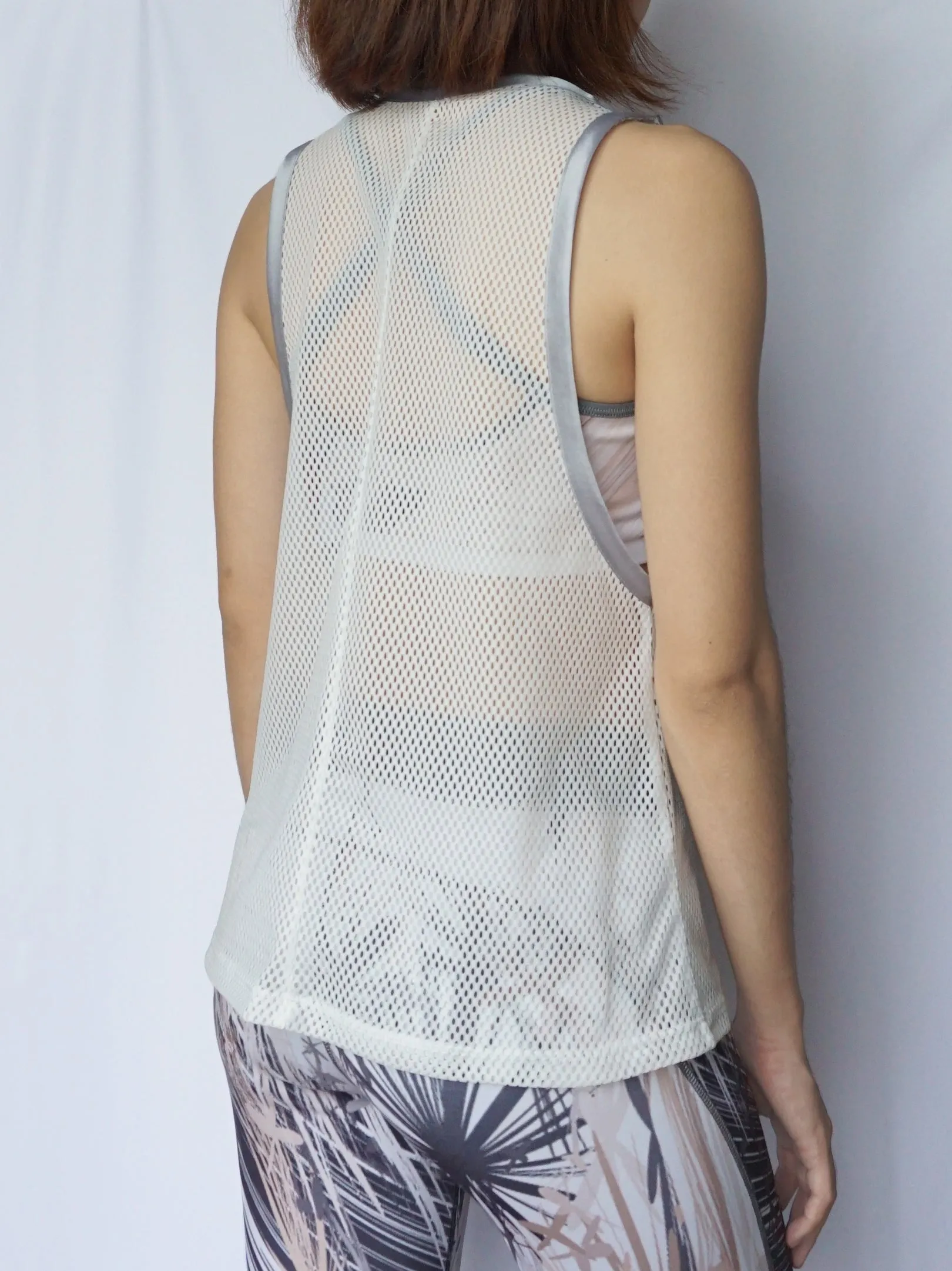 Blanc Mesh Tank