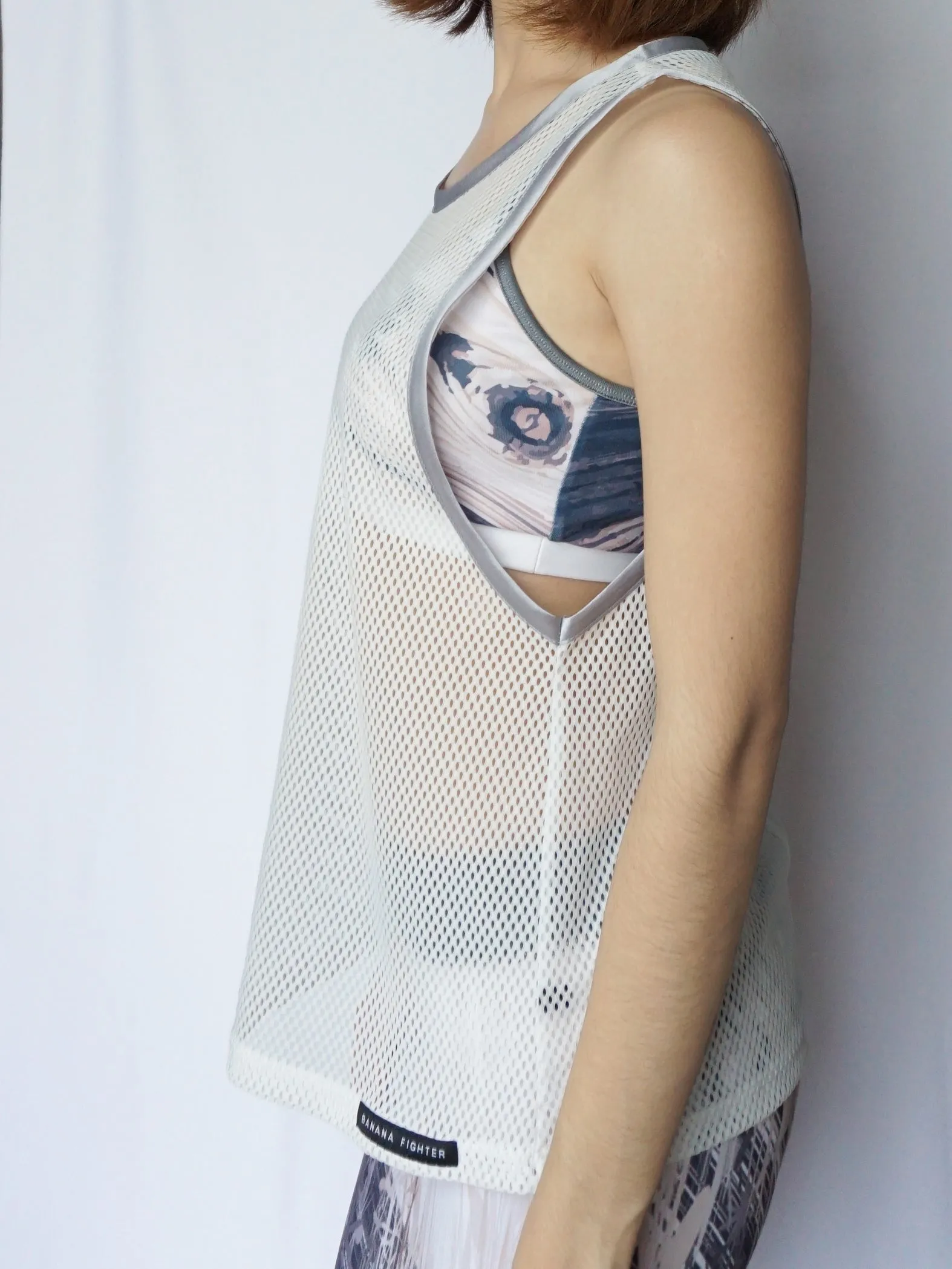 Blanc Mesh Tank
