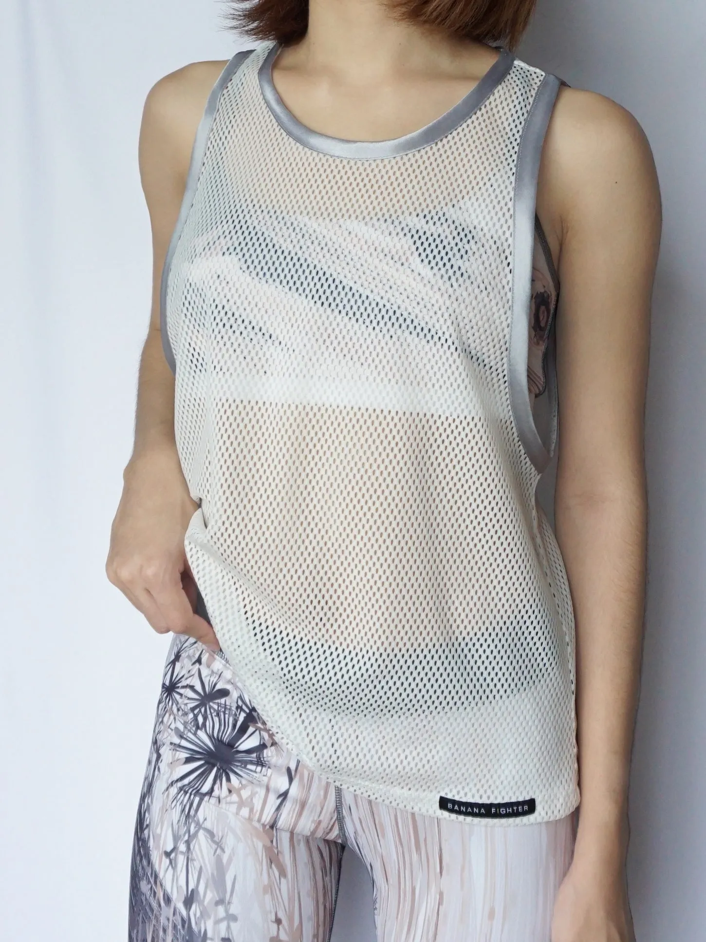 Blanc Mesh Tank