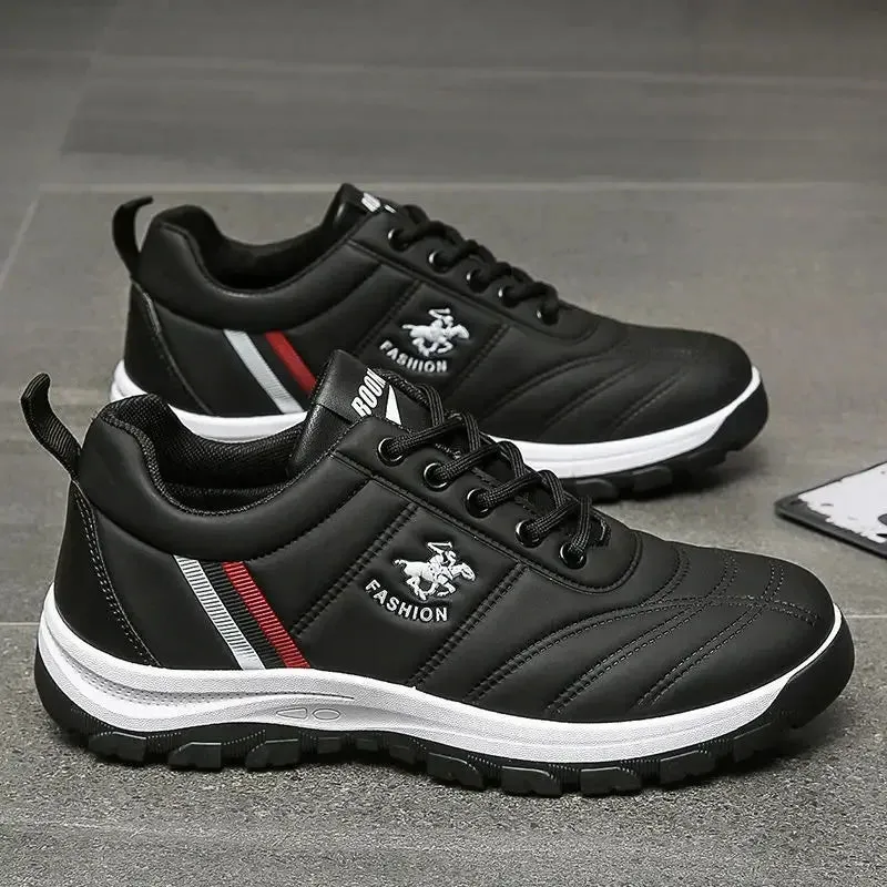 Brand Men Shoes High Quality Casual Non-slip Breathable Fale Shoes Autumn Fashion Trend Thick-soled Leather Versatile Sneakers