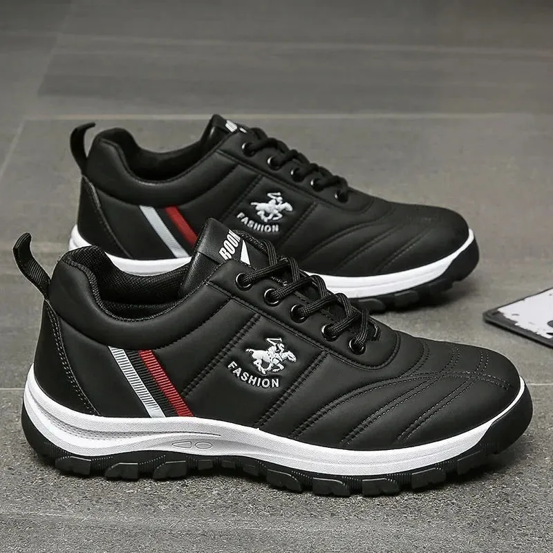 Brand Men Shoes High Quality Casual Non-slip Breathable Fale Shoes Autumn Fashion Trend Thick-soled Leather Versatile Sneakers