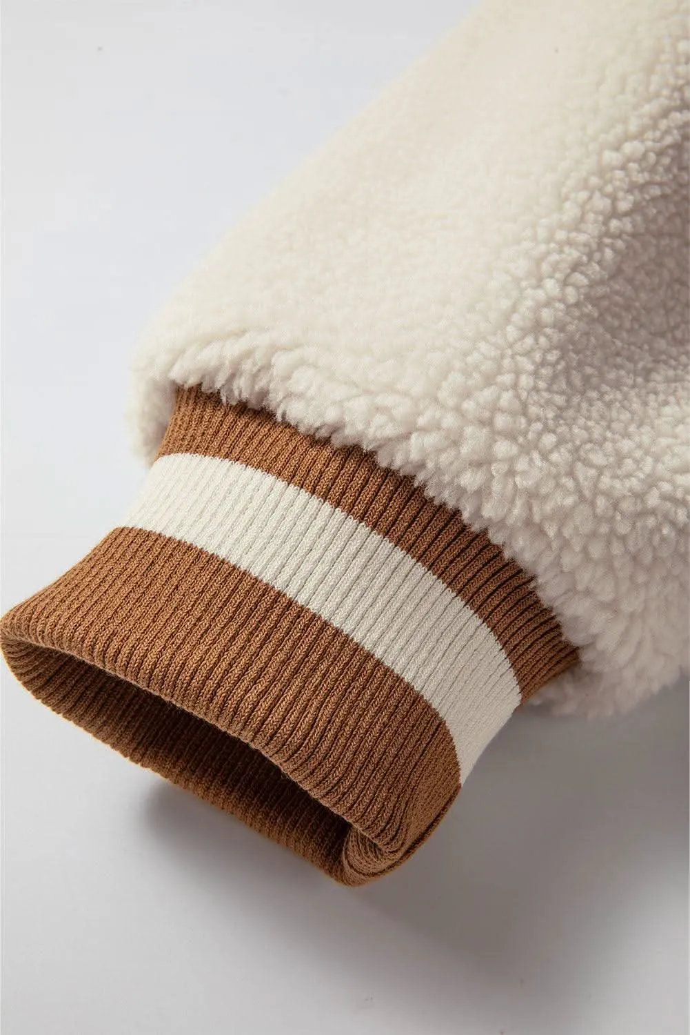 Buckskin corduroy fleece bomber