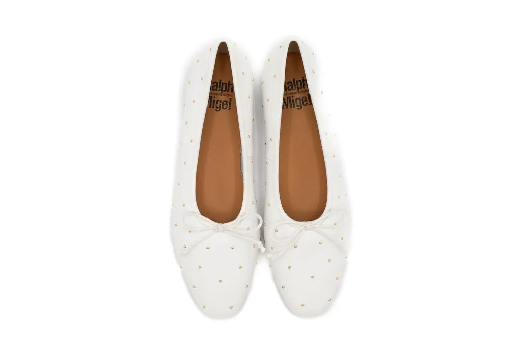 Chava White Nailhead