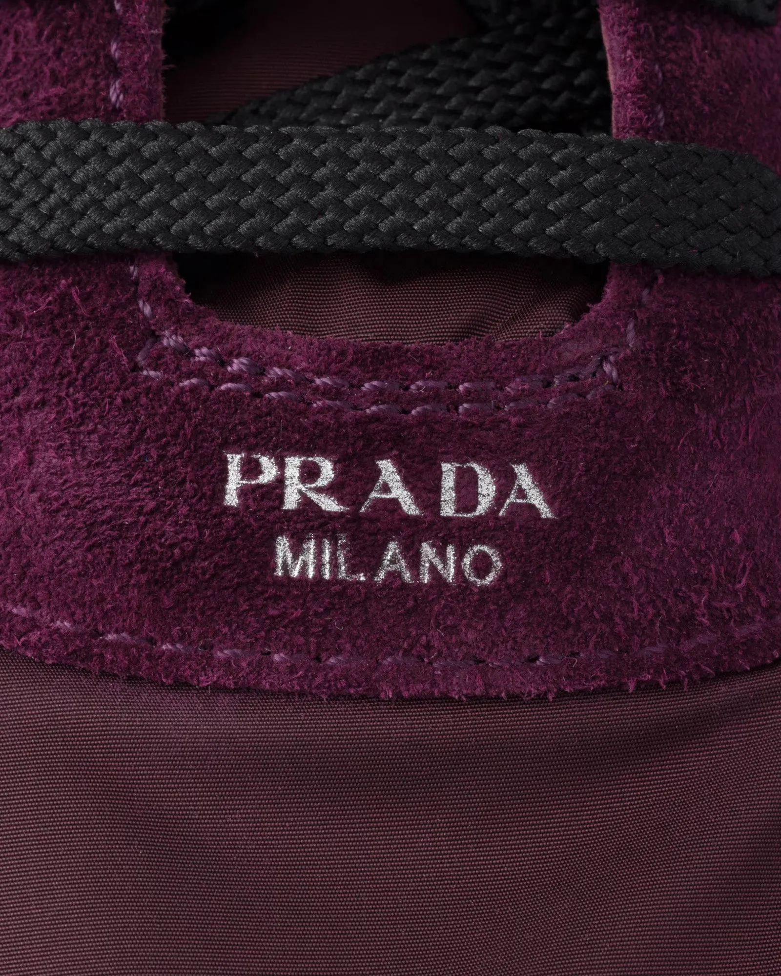 Collapse Re-Nylon & Suede Burgundy Low Top Sneakers