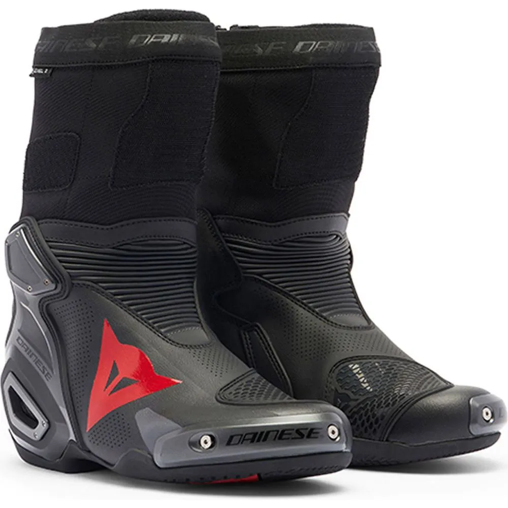 Dainese Axial 2 Air Boots Black / Black / Fluo Red