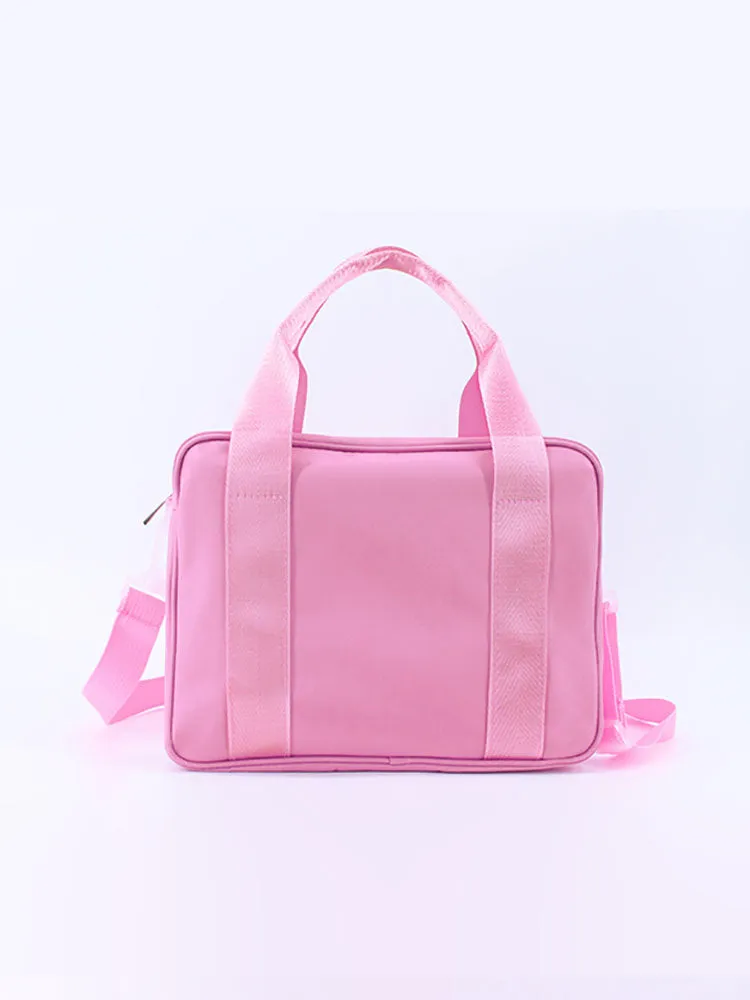 Dance Practice Suits Storage Bag Lace Canvas Tote Bag Dual Use Backpack