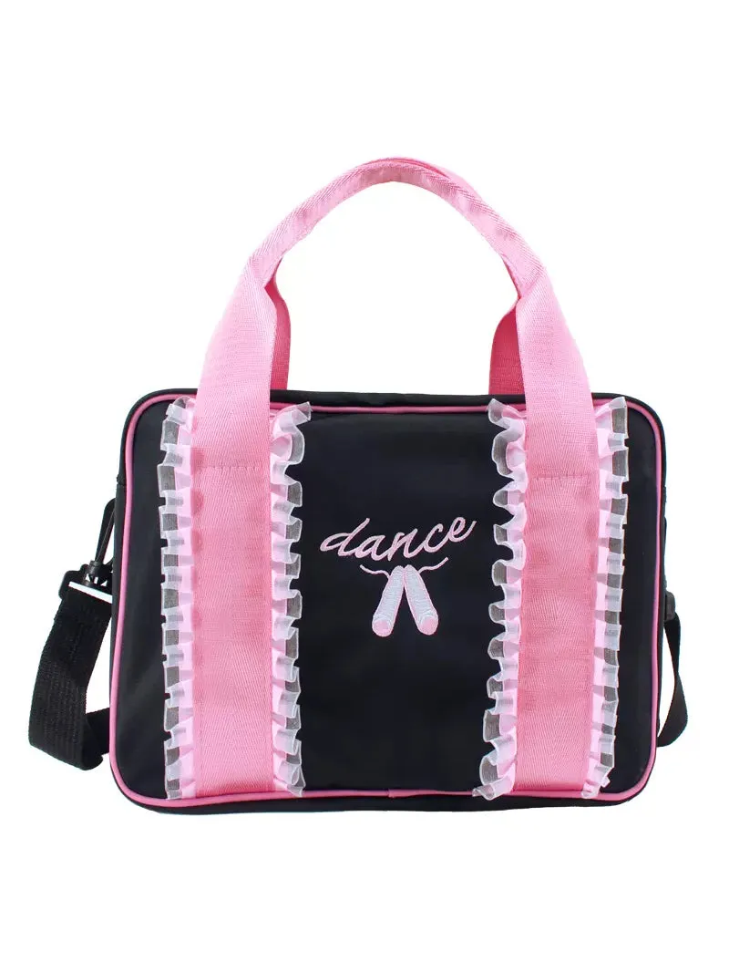 Dance Practice Suits Storage Bag Lace Canvas Tote Bag Dual Use Backpack