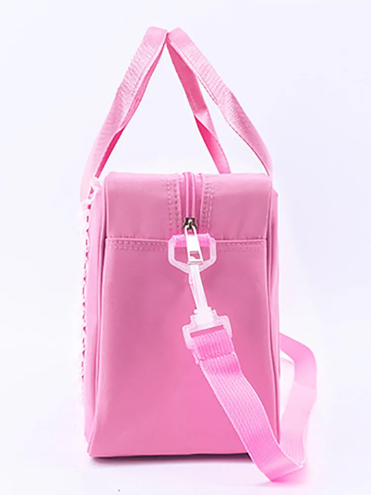 Dance Practice Suits Storage Bag Lace Canvas Tote Bag Dual Use Backpack