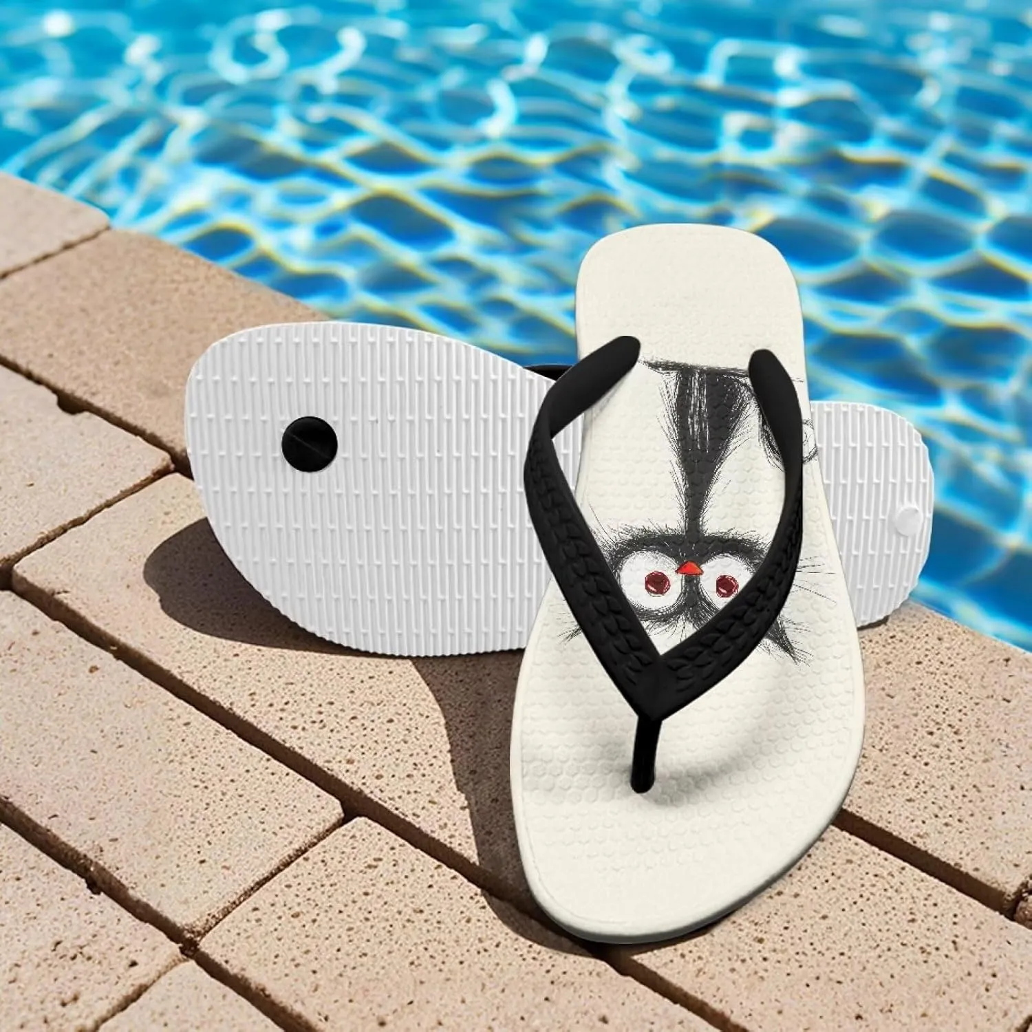 Doojoayie Girls Flip Flops Kids Summer Slippers Lightweight & Non Slip Girls Sandals