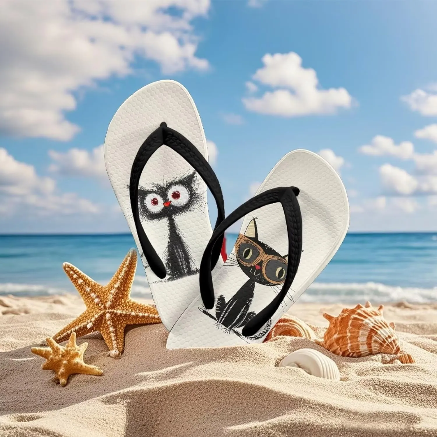 Doojoayie Girls Flip Flops Kids Summer Slippers Lightweight & Non Slip Girls Sandals
