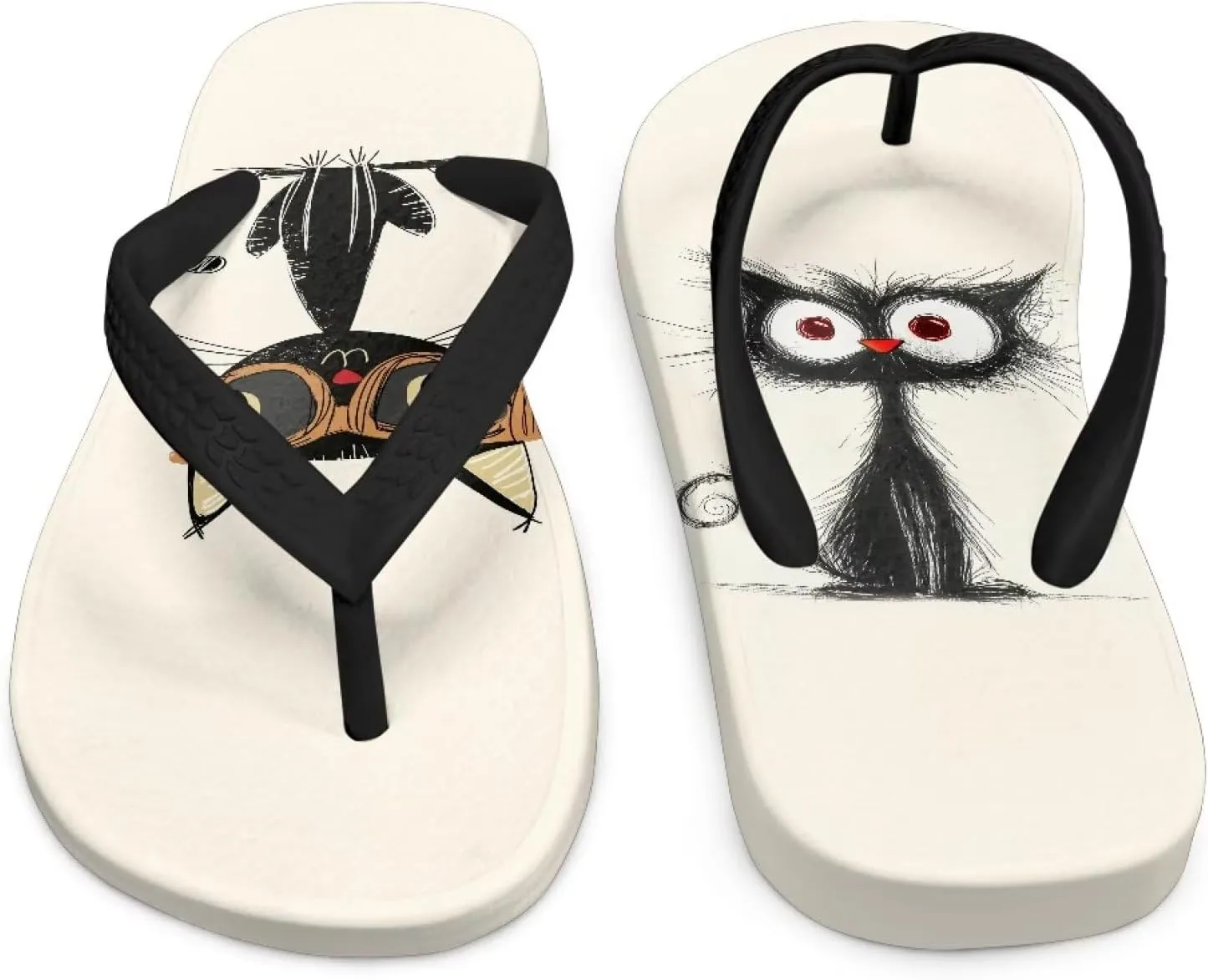 Doojoayie Girls Flip Flops Kids Summer Slippers Lightweight & Non Slip Girls Sandals