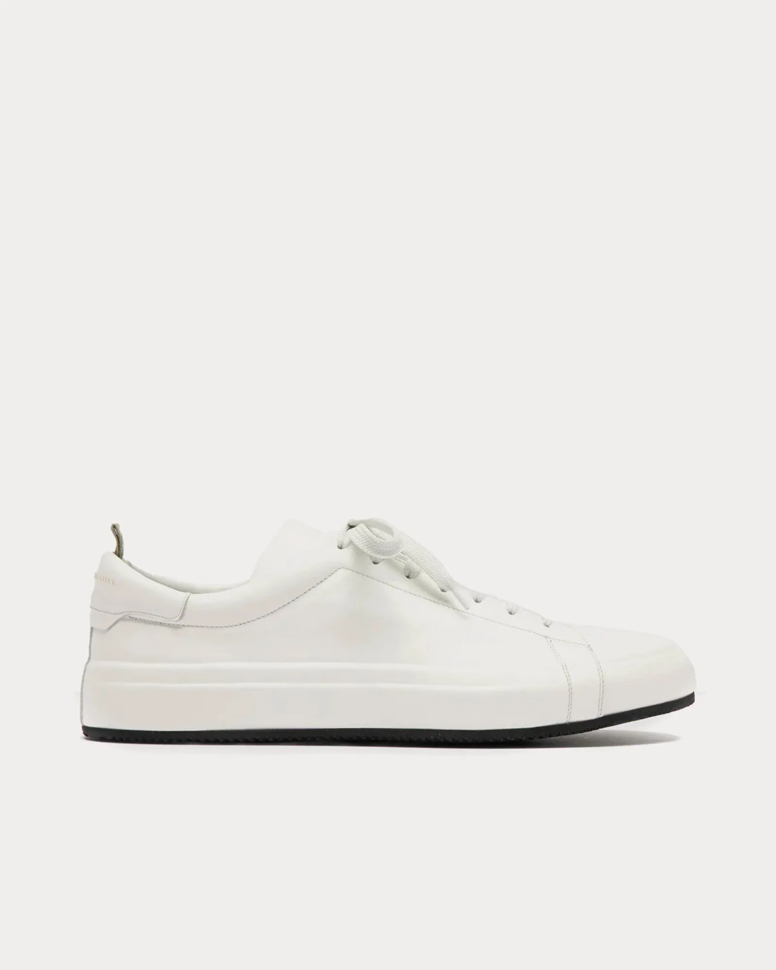 Easy 001 Leather White Low Top Sneakers