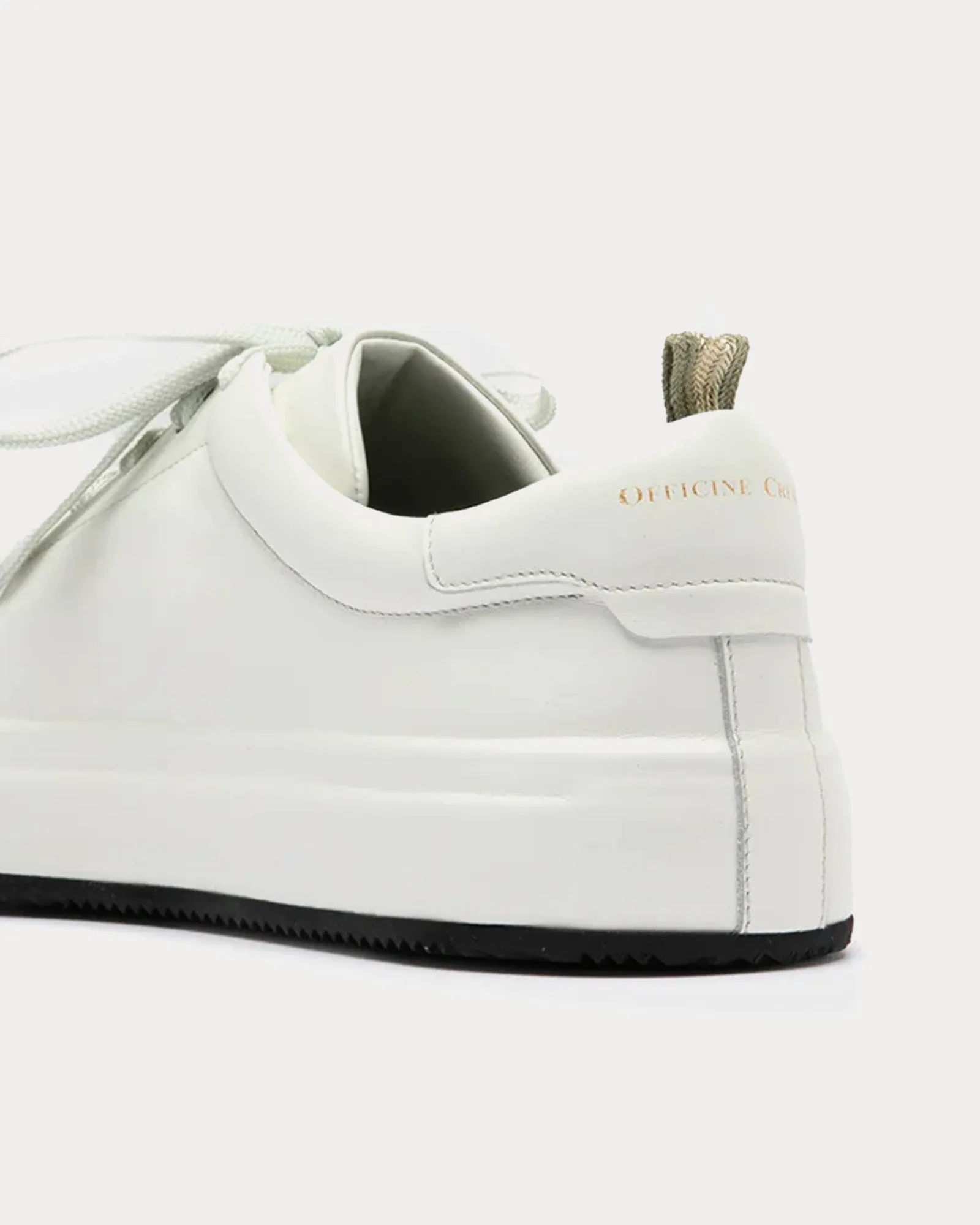 Easy 001 Leather White Low Top Sneakers